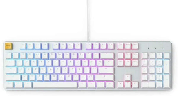 Glorious GMMK 100% Full Size Gaming Keyboard White - Anigma